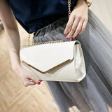 Hot Women Handbag Small V-Shape Chain Vintage Messenger Lady Shoulder Bag