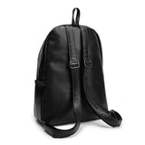 Lady PU Leather Backpack Female Travel Bag