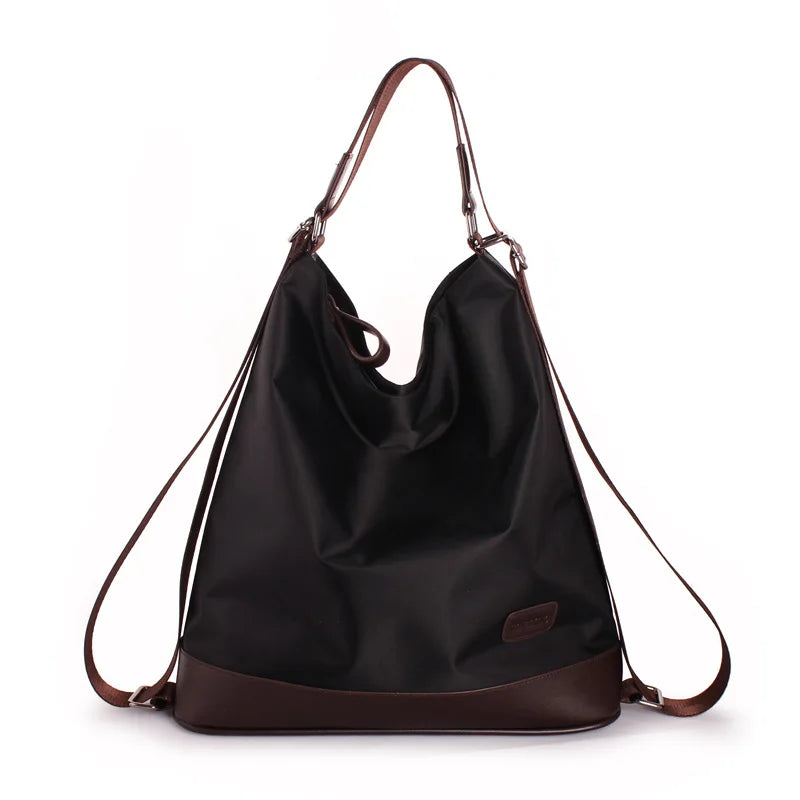 Women Nylon Handbag Large Tote Bag Lady Shoulder Crossbody Purse