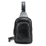 Men's Crossbody Chest Bag with USB Charging Port