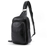 Men's Crossbody Chest Bag with USB Charging Port