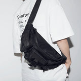 Men Street Multifunction Chest Bag Tactical Shoulder Bag