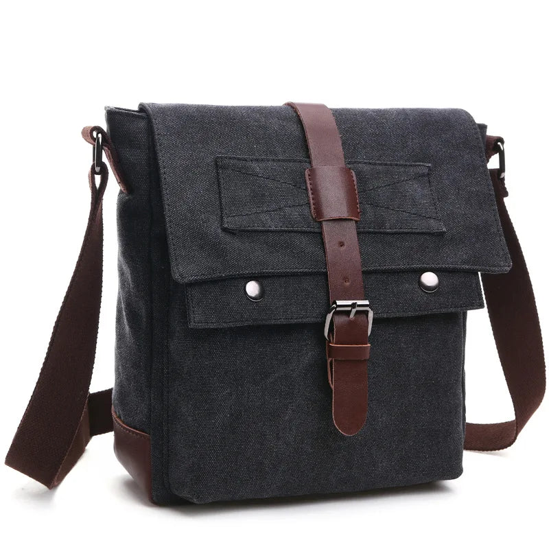 Good Man Canvas Shoulder Bag Men Messenger Bag