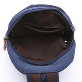 Women Small Canvas Backpack Lady Leisure Travel Bag