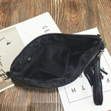 Women Rivet Tassel Clutch Bag Female Shoulder Bag