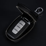 Men Small Leather Key Wallet for Car