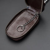 Men's Small Leather Key Wallet for Car