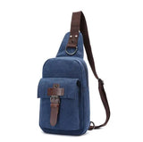Canvas Crossbody Chest Bag for Men
