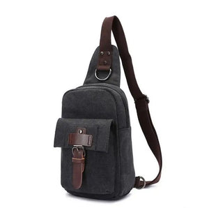Canvas Crossbody Chest Bag for Men