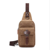 Canvas Crossbody Chest Bag for Men