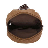 Canvas Crossbody Chest Bag for Men