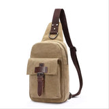 Canvas Crossbody Chest Bag for Men