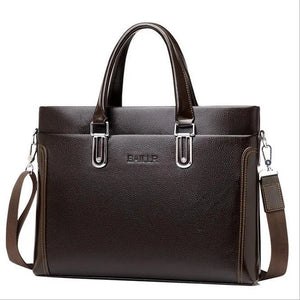 Men's Leather Business Bag Briefcase