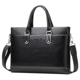 Men's Leather Business Bag Briefcase