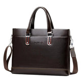 Men's Leather Business Bag Briefcase