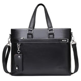 Men's Business Tote Bag Shoulder Briefcase