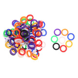 24pcs Bright Colors Silicone Key Cap Covers Key Holder Key Case Bag Organizer