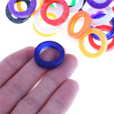 24pcs Bright Colors Silicone Key Cap Covers Key Holder Key Case Bag Organizer