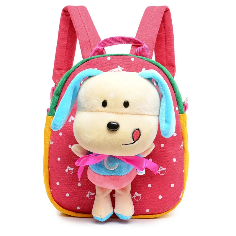 Cartoon Bear Cat Kids School Bag Kindergarten Backpack