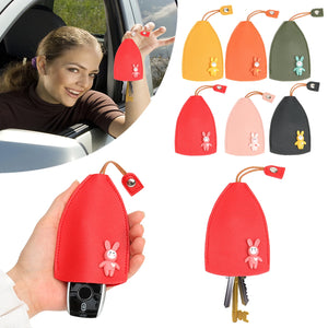Key Protection Sleeve PU Small Keys Pouch Multifunctional Large Capacity