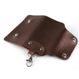 Leather Keychain Car Key Holder Bag Wallet Cover
