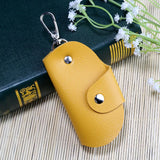 Leather Keychain Holder Bag Car Key Wallet Storage