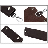 Leather Keychain Holder Car Key Bag Wallet Case