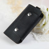 Leather Keychain Holder Bag Car Key Wallet Unisex Case
