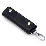 Leather Keychain Holder Car Key Bag Wallet Case