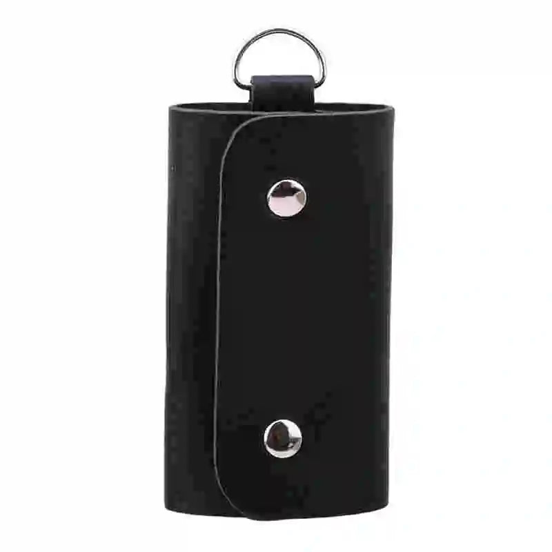 Leather Keychain Holder Bag Case Unisex Wallet Cover