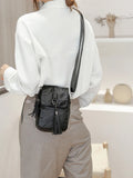 Women's Mini Messenger Shoulder Bag Multi-function Phone Wallet Chest Bag