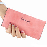 Women's Zipper Long Clutch Retro PU Leather Wallet