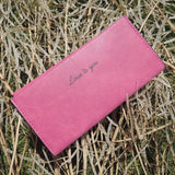 Women's Zipper Long Clutch Retro PU Leather Wallet
