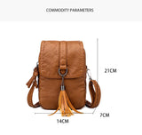 Mini Handbags Ladies All-Match Messenger Bag PU Leather Shoulder Bag