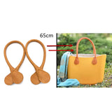 Pair of Long Short Leather Handles for Obag Tote Bag