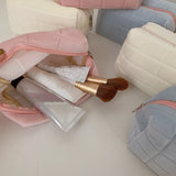 Large Solid Makeup Bag Travel Toiletry Pouch