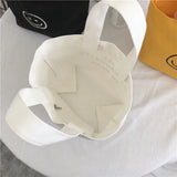 Smile Face Mini Shopping Bag Lady Purse Handbag