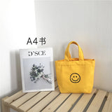 Smile Face Mini Shopping Bag Lady Purse Handbag