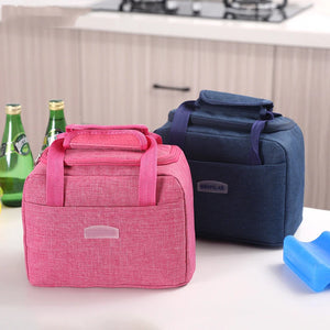 Large Lunch Bag Waterproof Insulated Cooler Women Fresh Bento Food Pouc