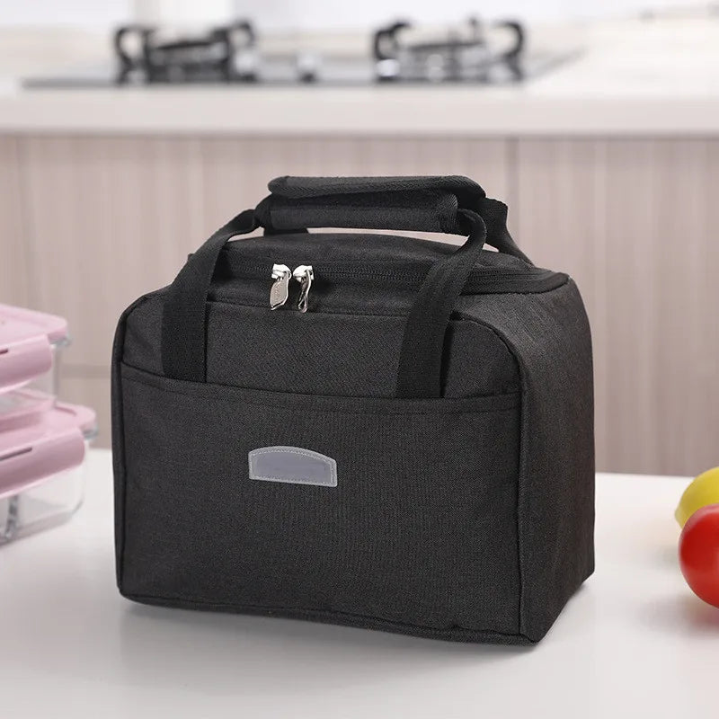 Large Lunch Bag Waterproof Insulated Cooler Women Fresh Bento Food Pouc