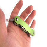 Aluminum Key Holder Organizer Flexible Key Case Bag Clip Wallet