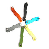 Aluminum Key Holder Organizer Flexible Key Case Bag Clip Wallet