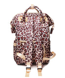 Leopard Serape Diaper Backpack Baby Diaper Changing Bag
