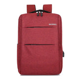 Men Laptop Backpack with USB Interface Business Casual Waterproof School Bag