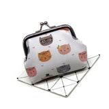 Mini Vintage Oil Painting Coin Purse PU Wallet Lipstick Portable Money Purse Bag