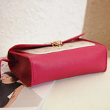 Women Shoulder Crossbody Bag Hollow PU Leather For Mobile Phone