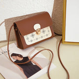 Women Shoulder Crossbody Bag Hollow PU Leather For Mobile Phone