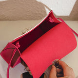 Women Shoulder Crossbody Bag Hollow PU Leather For Mobile Phone
