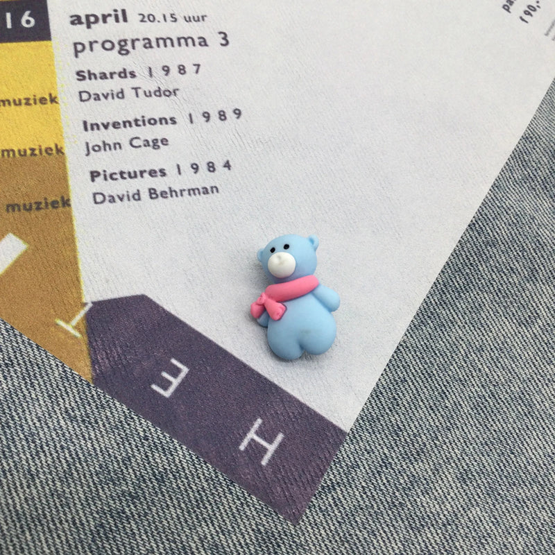 Christmas Cartoon Plastic Pin Brooches - Snowman Santa Claus