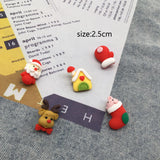 Christmas Cartoon Plastic Pin Brooches - Snowman Santa Claus